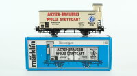 Märklin H0 4678 Bierwagen (WULLE) mit Bremserhaus Gk...