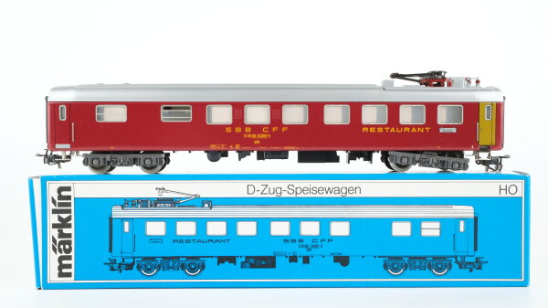 Märklin H0 4068 Reisezugwagen (Restaurant, 51 85 88-30 009-6) WR der SBB