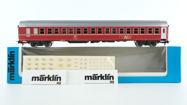 Märklin H0 4150 Reisezugwagen (Schlafwagen TEN, 71 80 75-70 415-2) 1./2.Kl. WLABsmh 166 der DB