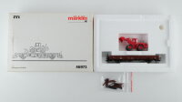 Märklin H0 46972 Niederbordwagen mit Radlader Kls...