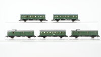 Minitrix N Konvolut Personenwagen Abteilwagen 3.Kl.,...