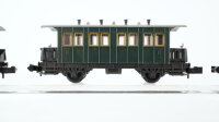 Minitrix N Konvolut Personenwagen Abteilwagen 1./2.Kl, 5 x Donnerbüchsen DB, u.a.