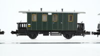 Minitrix N Konvolut Personenwagen Abteilwagen 1./2.Kl, 5 x Donnerbüchsen DB, u.a.
