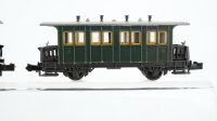 Minitrix N Konvolut Personenwagen Abteilwagen 1./2.Kl, 5 x Donnerbüchsen DB, u.a.
