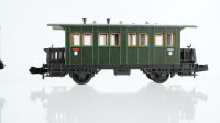 Minitrix N Konvolut Personenwagen Abteilwagen 1./2.Kl, 5 x Donnerbüchsen DB, u.a.