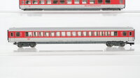 Fleischmann N Konvolut Personenwagen 2 x Bordrestauranr mit Pantograph, Großraumwagen 1.Kl. DB (Kupplungen fehlen)
