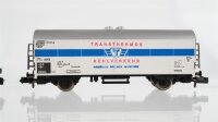 Fleischmann N Konvolut Güterwagen Kesselwagen 4-achsig "Esso", Kesselwagen "BP", Kühlwagen "Transthermos, Fleischmann", gedeckter Güterwagen DB