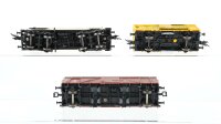 Unbekannt H0 Konvolut Kesselwagen "Esso" Bananenwagen Gedeckter Güterwagen DB/DR
