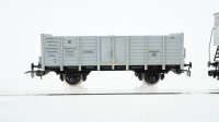 Piko H0 Konvolut Hochbordwagen grau Gedeckter Güterwagen mit Bremserhaus "Kloss & Foerster Sektkellerei" K.Sächs.Sts.EB/u.a.