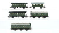 Märklin H0 Konvolut Abteilwagen mit Bremserhaus...