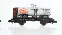 Arnold N Konvolut Güterwagen 5 x Kesselwagen mit Bremserhaus "Weinwagen Dujardin" DRG