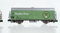 Rivarossi N Konvolut Güterwagen Kesselwagen "Esso, Shell", Kühlwagen "Staufen Bräu, Findus" DB, u.a.