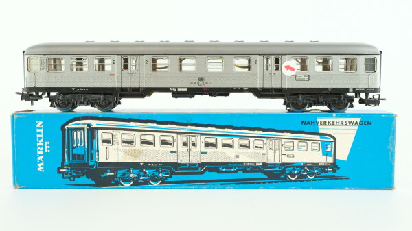 Märklin H0 4082 Reisezugwagen (Silberling) 2.Kl. B4nb / Bnb 720 / Bnr der DB (mit Beleuchtung)