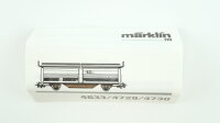 Märklin H0 4730 Schiebewand-Schiebedachwagen Tbikks der SNCB
