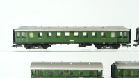 Unbekannt H0 Konvolut Grossraumwagen 2.Kl. 3.Kl. Personenwagen 3.Kl. grün DR