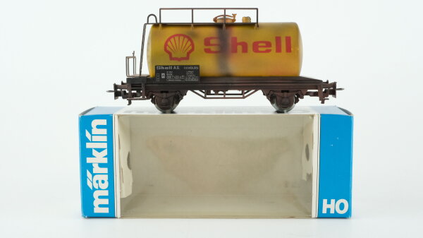 Märklin H0 4442 Kesselwagen Shell DB (nachträglich gealtert)