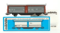 Märklin H0 4730 Schiebewand-Schiebedachwagen Tbikks...