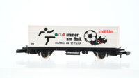 Märklin Z 80100 Containerwagen "immer am Ball...