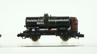 Arnold N Konvolut Güterwagen Kesselwagen mit Bremserhaus "DEA Deutsche Erdöl Aktiengesellschaft Berlin" K.St.B. St & F (Abbrüche)