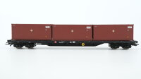 Rivarossi H0 HR6164 Rungenwagen Rs465 mit 3 Container DB