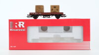 Rivarossi H0 HR61413 Flachwagen Xlm57 mit 2 Holzkisten DB