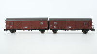 Roco H0 4328 Gedeckter Güterwagen (Leig-Einheit 218 224, 218 225) DB