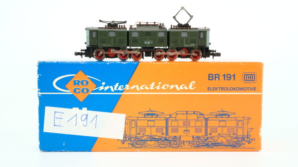 Roco N 02155 A E-Lok BR 191 001-7 DB (Licht nur einseitig)
