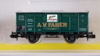 Minitrix N 15049K Gedeckter Güterwagen Faber Castell G DRG