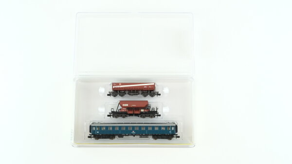 Minitrix N 15142 Bauzugwagen Set DB 3 tlg.