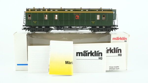Märklin H0 4229 Reisezugwagen P (Post 4) der K.Württ.Post