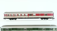 Märklin H0 Konvolut Speisewagen rot-grau Packwagen grün-grau Abteilwagen 1.Kl. beige-oceanblau Autotransportwagen (ohne PKSW) DB