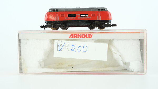 Arnold N 0202 Diesellok V200 Metallgehäuse vermutlich 1.Serie (170 mA Aufkleber/in EVP)