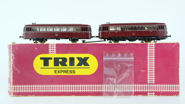 Trix Express H0 2290 Schienenbus BR VT 98 mit Steuerwagen VS 98 DB 3 Leiter Gleichstrom