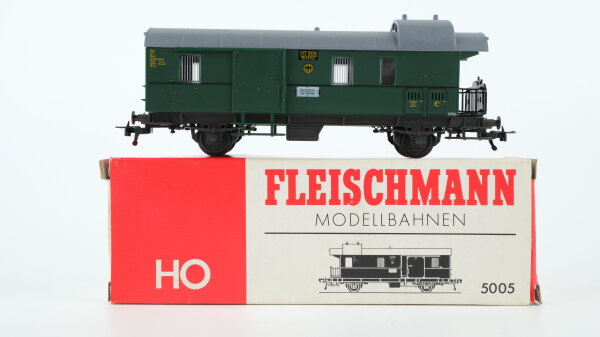 Fleischmann H0 5005 Gepäckwagen 117 506 Breslau DRG