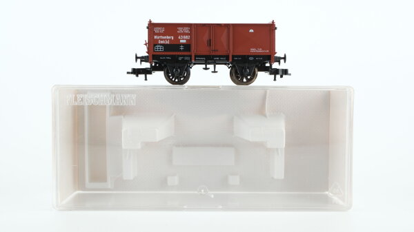 Fleischmann H0 5827K Offener Güterwagen Württemberg 43 682 KWStE