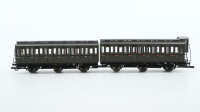 Roco H0 44588 Doppel-Abteilwagen 3. Kl. DRG