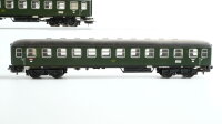 Märklin H0 Konvolut Personenwagen 2.Kl. grün Personenwagen 1.Kl. blau Gepäckwagen grün DB
