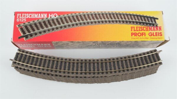 Fleischmann H0 6125 Gleis gebogen R 420 mm 36° (10 Stk. in OVP)