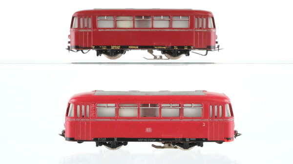 Märklin H0 Konvolut Schienenbus-Beiwagen mit Beleuchtung DB