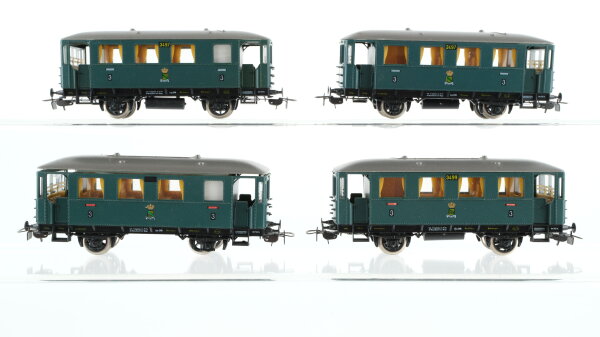 Piko H0 Konvolut "Windbergwagen" Personenwagen 3.Kl. K.Sächs.Sts.E.B.