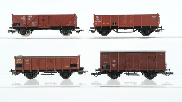 Piko H0 Konvolut Hochbordwagen gedeckter Güterwagen KPEV/DR/MAV/FS