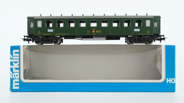 Märklin H0 4138 Schnellzugwagen (8901) 3.Kl. C4ü der SBB