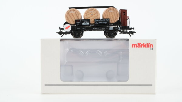 Märklin H0 46744 Weinfaßwagen mit Bremserhaus Wagen der DRG Jahreswagen 2003