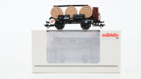Märklin H0 46744 Weinfaßwagen mit Bremserhaus...
