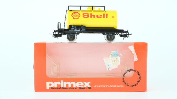 Primex H0 4579 Mineralöl-Kesselwagen SHELL  Einheitskesselwagen der DB