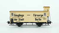 Märklin H0 4781 Kühlwagen (Säuglings-Fürsorge der Stadt Berlin) mit Bremserhaus Gk10 der KPEV
