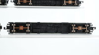 Minitrix N Konvolut Abteilwagen 1./2.Kl., Grossraumwagen 3.Kl., Packwagen beleuchtet DR
