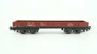 Märklin H0 4473 Niederbordwagen braun Rlmms der DB