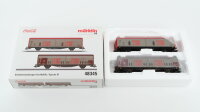 Märklin H0 48345 Schiebewandwagen-Set Hbbills...