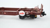 Märklin H0 47452 Containerwagen Hoyer DB (Abbrüche, Vergilbt)